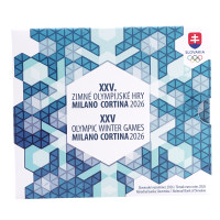 Slovakkia Euromüntide komplekt BU 2026 - Taliolümpiamängud, Milano - Cortina