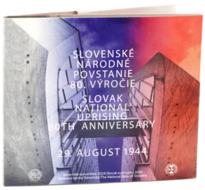 Slovakia Euro coin set BU 2024 - 80th anniversary of the Slovak National Uprising