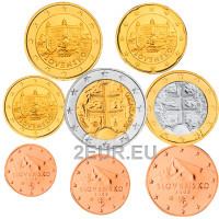 Slovakkia Euro komplekt UNC 2009