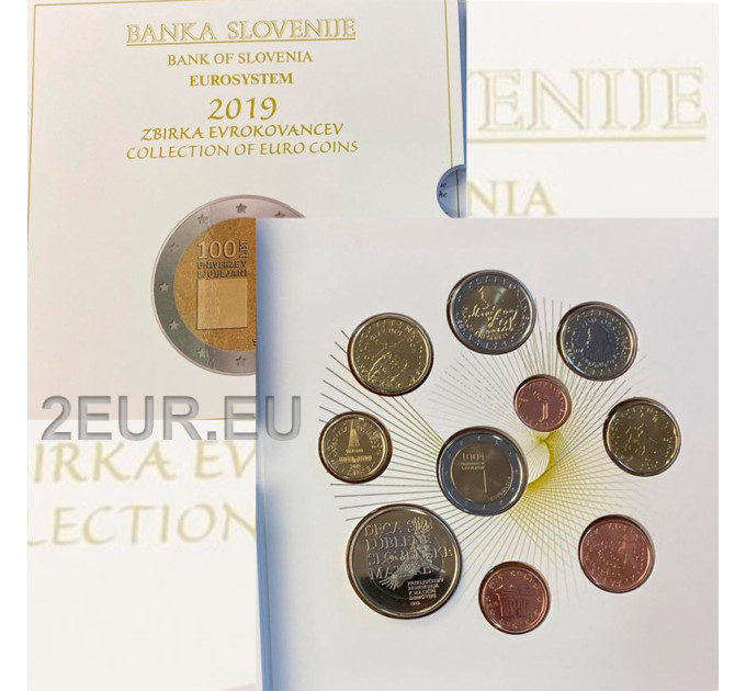 Slovenia Euro set BU 2019