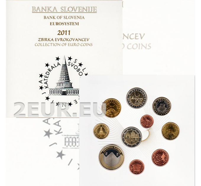 Slovenia Euro set BU 2011