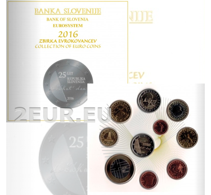 Slovenia Euro set BU 2016
