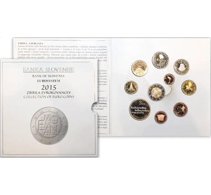 Slovenia Euro set BU 2015