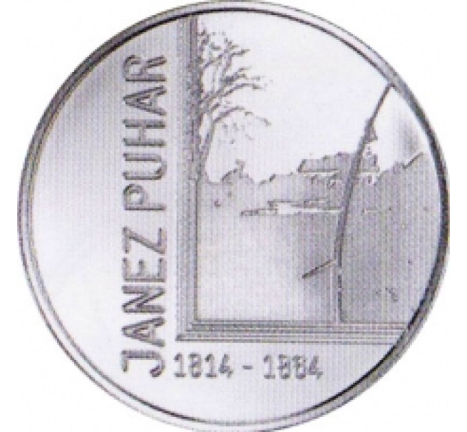 Slovenia 30 euro silver proof 2014 - 200th Anniversary of the Birth of the Photographer Janez Puhar