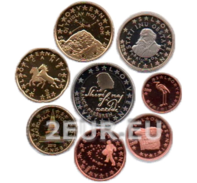 Slovenia Euro set UNC 2010
