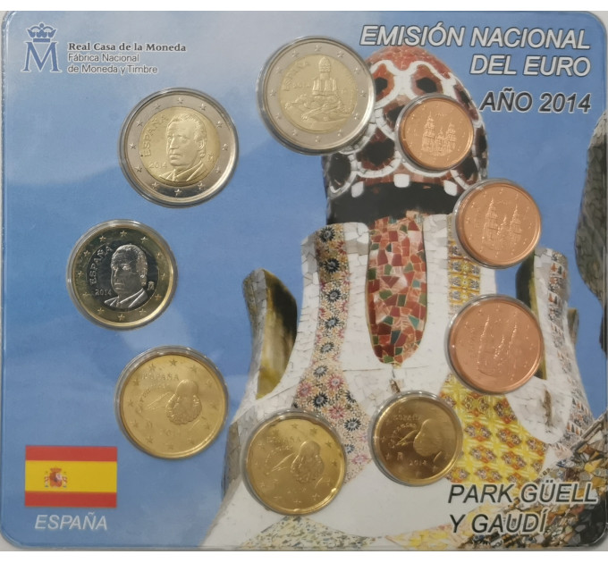Spain Euro set BU 2014