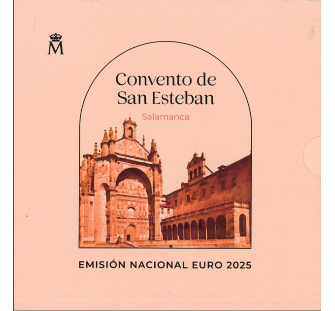 Spain Euro set BU 2025 - UNESCO World Heritage Site - Old town of Salamanca