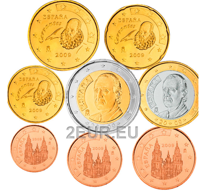 Spain Euro set UNC 2009