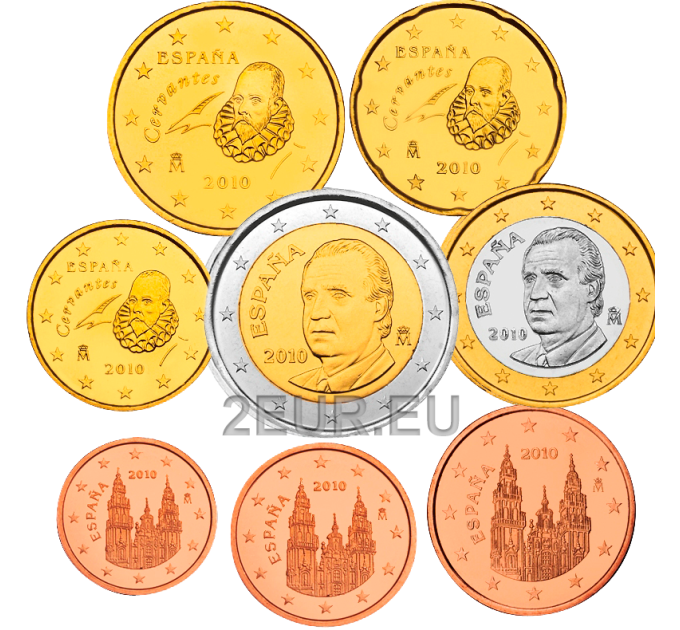 Spain Euro set UNC 2010