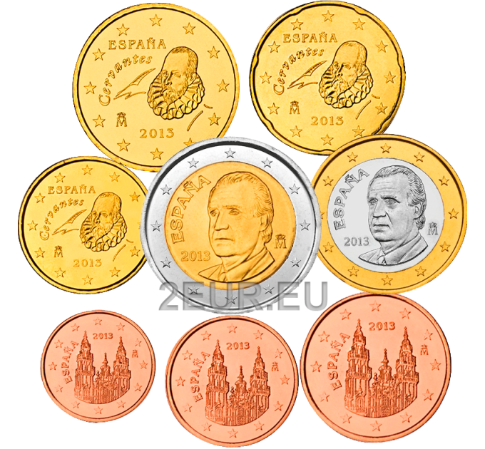 Spain Euro set UNC 2013