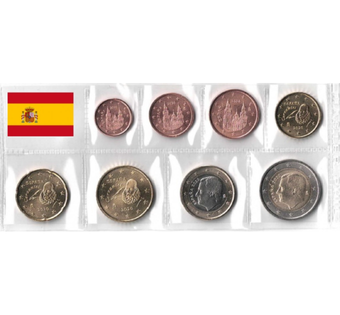 Spain Euro set UNC 2020