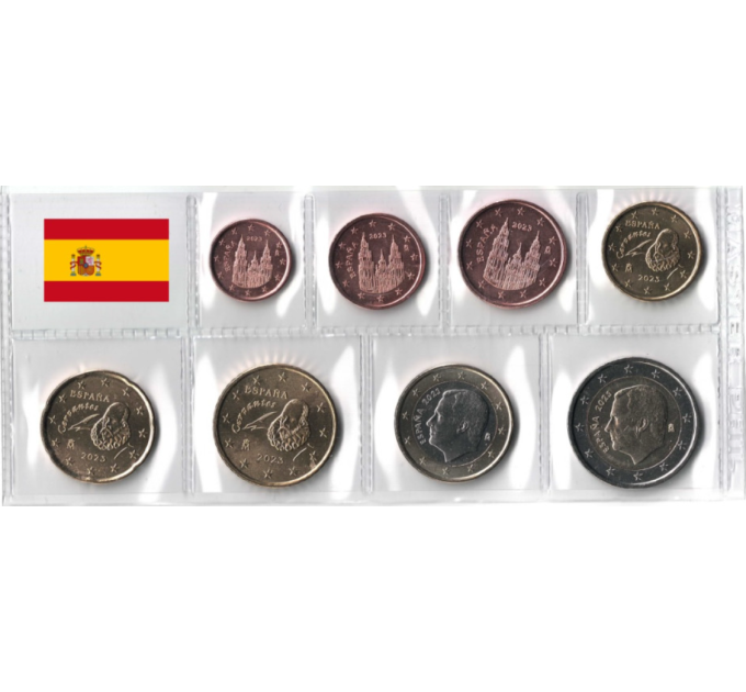 Spain Euro set UNC 2023