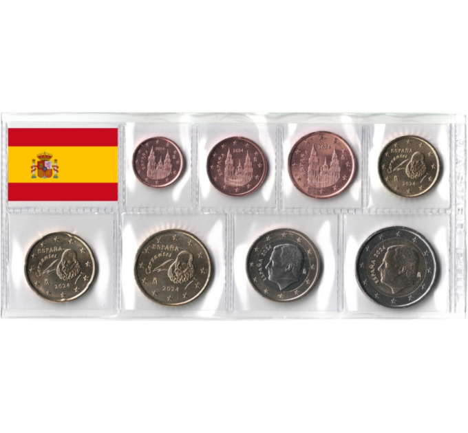 Spain Euro set UNC 2024