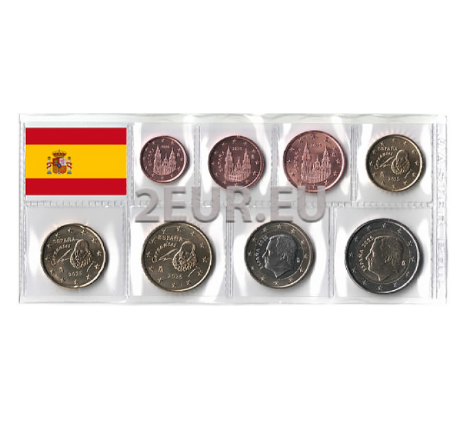 Spain Euro set UNC 2025