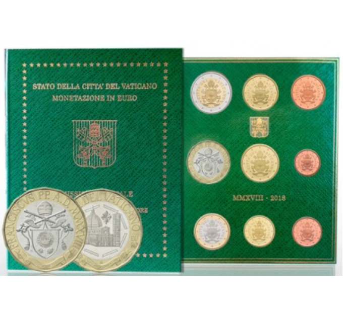 Vatican set BU + 5 EURO 2018 - 600th Anniversary of the Dome Santa Maria del Fiore