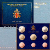 Vatikani komplekt BU 2002 - Euromüntide komplekt
