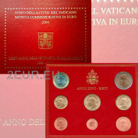 Vatikani komplekt BU 2004 - Euromüntide komplekt