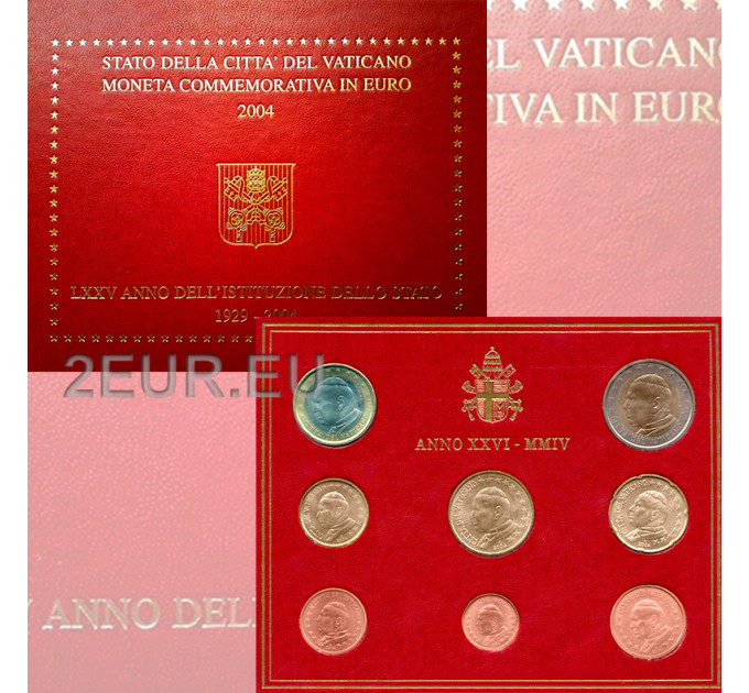 Vatican set BU 2004 - Euro coin set