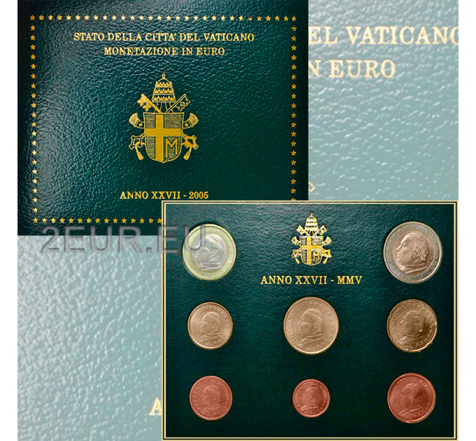 Vatican set BU 2005 - Euro coin set