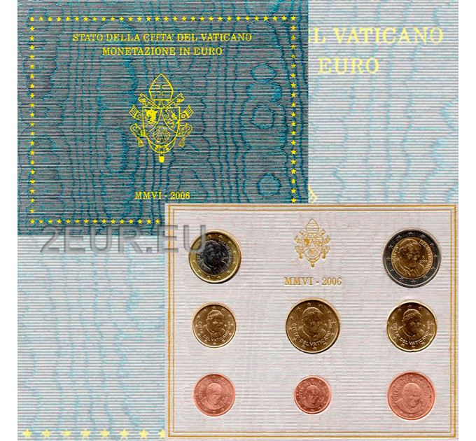 Vatican set BU 2006 - Euro coin set