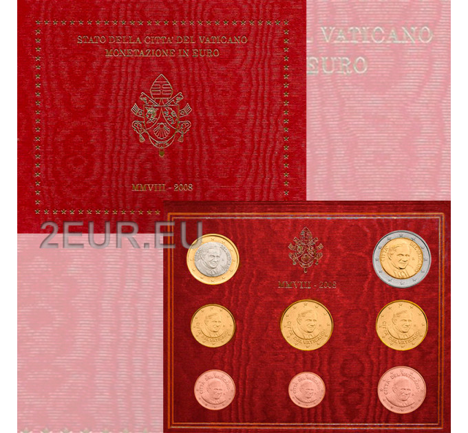 Vatican set BU 2008 - Euro coin set