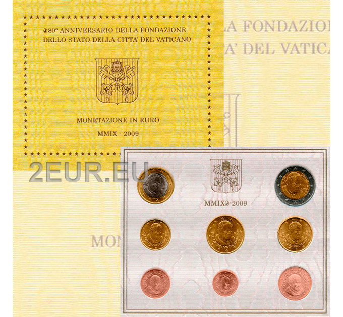 Vatican set BU 2009 - Euro coin set