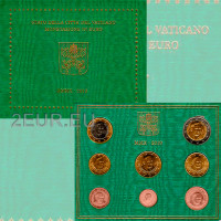 Vatikani komplekt BU 2010 - Euromüntide komplekt