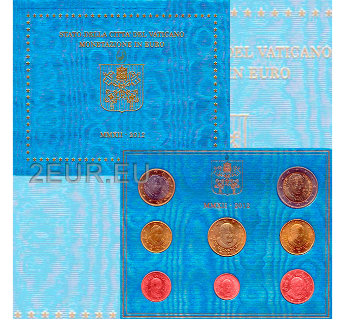 Vatican set BU 2012 - Euro coin set