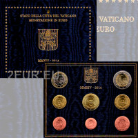 Vatikani komplekt BU 2014 - Euromüntide komplekt