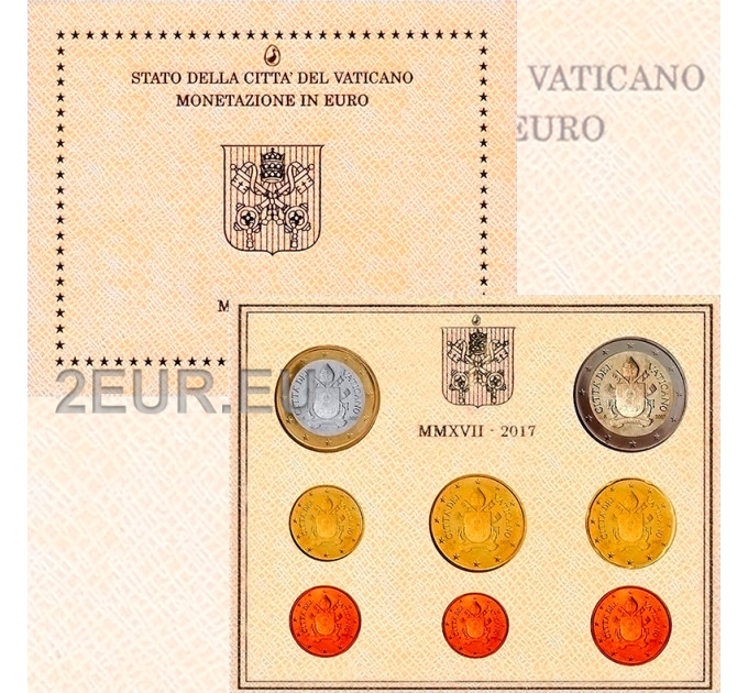 Vatican set BU 2017 - Euro coin set