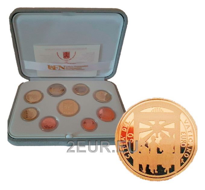 Vatican set proof gold 2020 - Euro coin set
