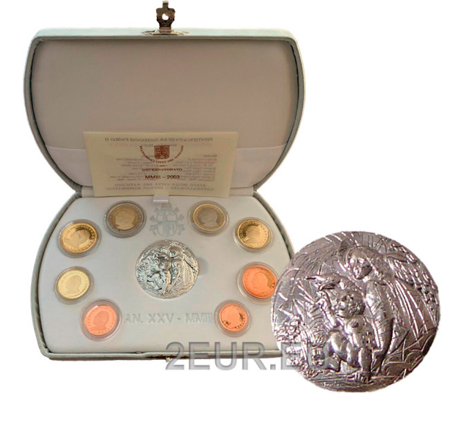 Vatican set proof 2003 - Euro coin set