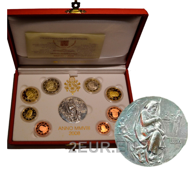 Vatican set proof 2008 - Euro coin set