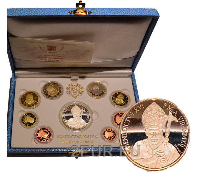 Vatican set proof 2012 - Euro coin set
