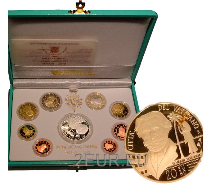 Vatican set proof 2013 - Euro coin set