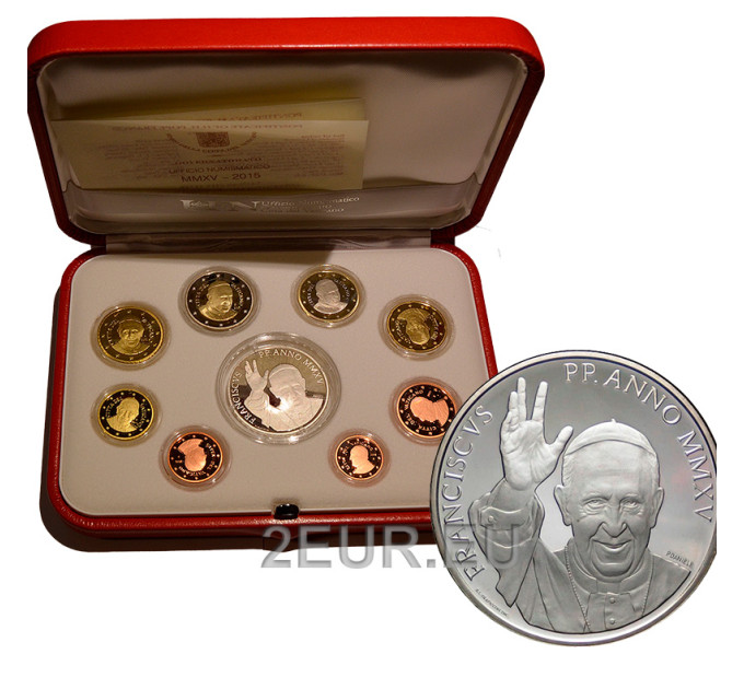 Vatican set proof 2015 - Euro coin set
