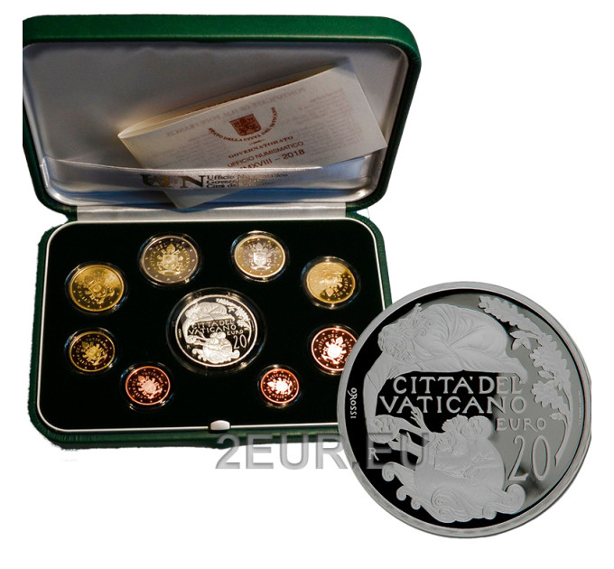 Vatican set proof 2018 - Euro coin set