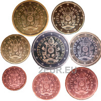 Vatikani komplekt UNC 2018 - Euromüntide komplekt