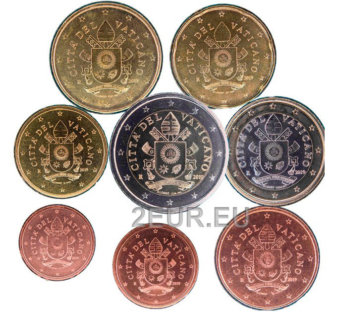 Vatican set UNC 2019 - Euro coin set