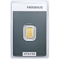 1g Gold Bar Heraeus