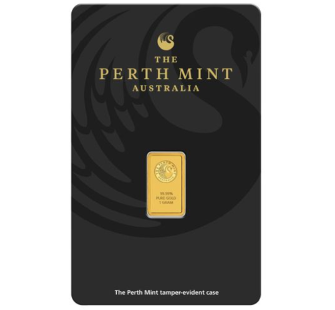 1g Gold Bar Perth Mint