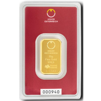 10g Gold Bar Austrian Mint