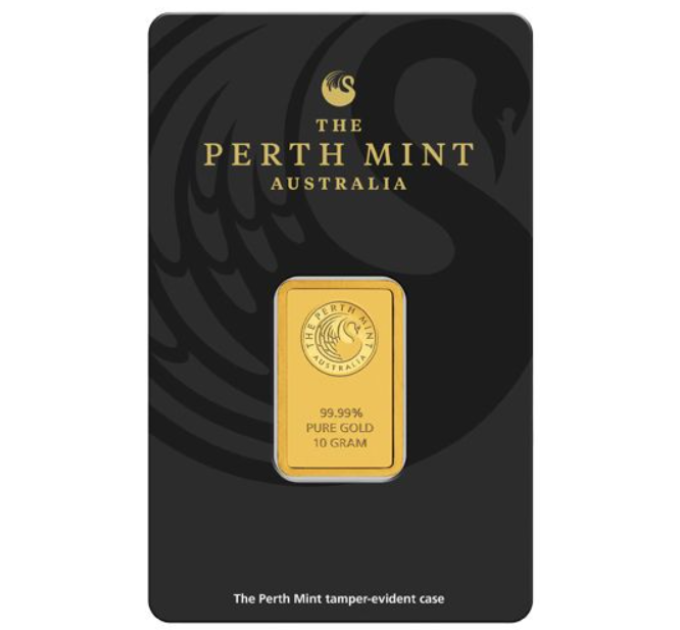 10g Gold Bar Perth Mint