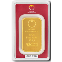 100 g Gold Bar Austrian Mint