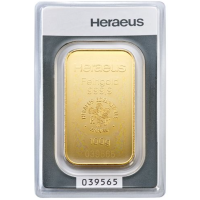 100 g Gold Bar Heraeus