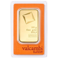 100 g Gold Bar Valcambi
