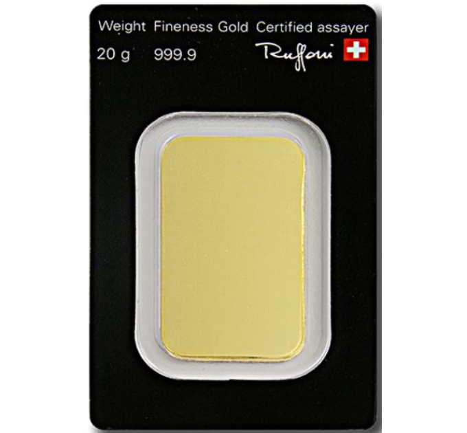 20g Gold Bar Argor Heraeus