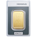 20g Gold Bar Heraeus