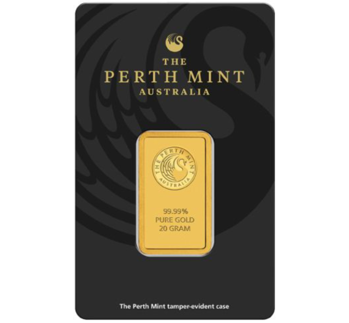 20g Gold Bar Perth Mint