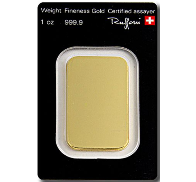 31,1g Gold Bar Argor Heraeus